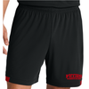 Saratoga Fillies Athletic Shorts, Black/Red