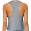 Infinite Athletics Ladies Cropped Tank, Gray