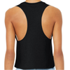 Infinite Athletics Ladies Cropped Tank, Black