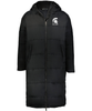 Michigan State Rugby 3/4-Length Puffer Coat