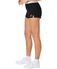 Infinite Athletics Ladies Roll Top Shorts, Black