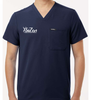 SoZen Health & Wellness Scrub Top, Navy