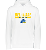 Delaware Rugby Performance Fleece Hoodie, White