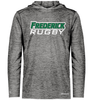Frederick RFC Long Sleeve Hooded Performance Shirt, Black