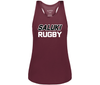SIU Rugby Ladies Racerback Tank, Maroon