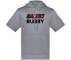 SIU Rugby Short Sleeve Performance Hoodie, Graphite