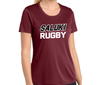 SIU Rugby Performance Tee, Maroon