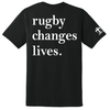 Downingtown 'Rugby Changes Lives' Fundraiser Tee,  Black