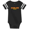Mad River Stowe RFC Infant Twin Stripe Onesie, Black