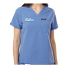 SoZen Health & Wellness Scrub Top, Ceil Blue