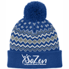 SoZen Health & Wellness Pom Beanie, Royal