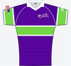 Mid-Atlantic Rugby Referees LADIES FIT Jersey, Purple/Lime