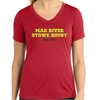Mad River Stowe RFC Ladies Cut Performance Tee, Red