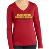 Mad River Stowe RFC Ladies Cut Performance Tee, Red