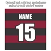 Mad River Stowe RFC Old School Polo, Black/Red