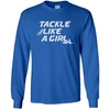 Taft Tackle Like a Girl Tee, Royal
