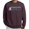 MB Rugby Crewneck Sweatshirt, Maroon