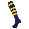 Navy/Gold Hoop Socks