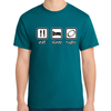'Eat, Sleep, Rugby' Tee, Teal