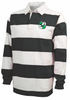 Chesapeake Rugby Stripe Polo, Black/White