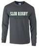 SLOB Rugby Tee, Dark Heather Gray