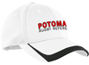 Potomac Referees Adjustable Hat, White/Black