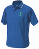 Grunion Rugby Performance Polo, Royal/White