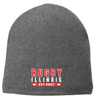 Rugby Illinois Fleece-Lined Beanie, Oxford Gray
