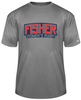 Fisher WRFC Performance Tee, Heather Gray