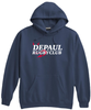 DePaul Rugby Fleece Hoodie, Navy