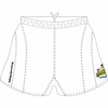 South Pitt Hooligans SRS Performance Shorts, White