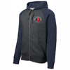 RSV Full-Zip Hoodie, Gray/Navy