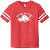 St. Paul Pigs Toddler Twin-Stripe Tee, Red