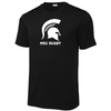 Michigan State Rugby Performance Tee, Black