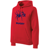 UR Spiders-Logo Midweight Hoodie, Red