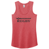 Mason-Dixon Youth Rugby Ladies Tank Top, Red Frost