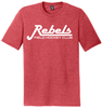 Rebels FH Triblend Tee, Heathered Red
