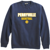 Perryville MS Basketball Crewneck Sweatshirt, Navy