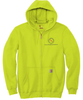 TMI Full-Zip Carhartt Hoodie, Safety Green