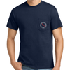 TMI Pocketed Tee, Navy TMI Pocketed Tee, Navy