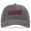 Mavericks Wrestling Adjustable Twill Hat, Charcoal