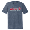 Mavericks Wrestling Triblend Tee, Navy