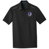 818 MSAS Pinpoint Mesh Performance Polo, Black