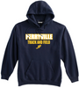 Perryville MS Track & Field Hooded Sweatshirt, Navy