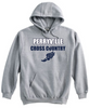 Perryville MS Cross Country Hooded Sweatshirt, Gray