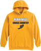 Perryville MS Cross Country Hooded Sweatshirt, Gold