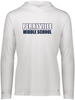 Perryville MS Hooded LS Performance Tee, White