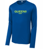 Queens University of Charlotte Rugby Performance Tee, Royal