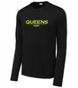 Queens University of Charlotte Rugby Performance Tee, Black