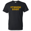 Stingers Rugby Club Cotton T-Shirt, Black (1C)